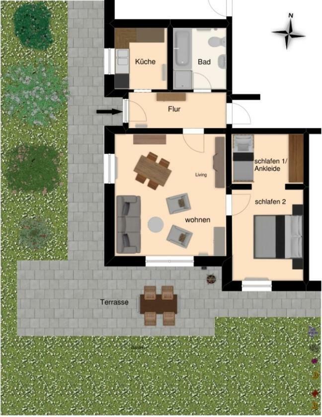 Nette Ferienwohnung Mit Eigenem Eingang Und Sonnenterrasse Ідштайн Екстер'єр фото